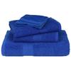VidaXL Serviettes de bain 2 pcs bleu 100x150 cm 360 g/m² 100% coton, serviette, ensemble de serviettes de bain, serviette 136716