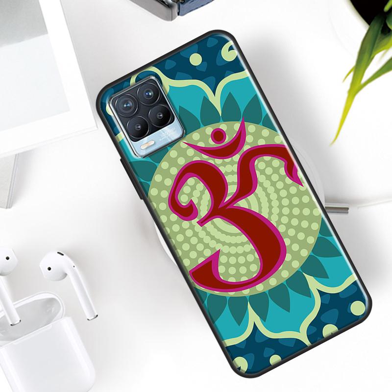 Aum Om Namaste Symbol Zen Yoga Case For Realme 15 11 Pro Plus 12 13 14 C71 C75 C55 C51 C53 C25 C63 C61 C65 C67 GT6 GT7 Pro