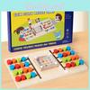 Wooden Shaking Ball Color Movement Puzzle Game For Brain Teasers And Two Player Fun