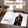 Custom Rug Backstreet Boys Pattern Print Name Text Soft Non‑Slip Floor Carpet for Home Indoor Decoration