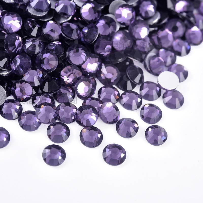 Flat Bottom Diamond, Manicure Diamond Glass, Crystal Round Mobile Phone Accessories, Sticker Diamond Diy Rhinestone Jewelry Accessories