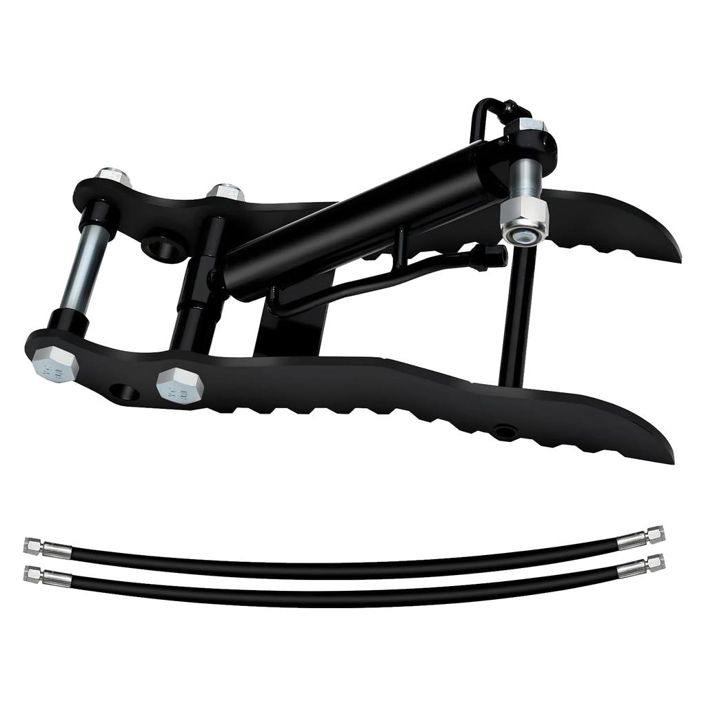 Гидравлический зажим-палец экскаватора из марганцовистой стали Мини-экскаватор Гидравлический зажим-палец с одним отверстием с 2 шлангами M14