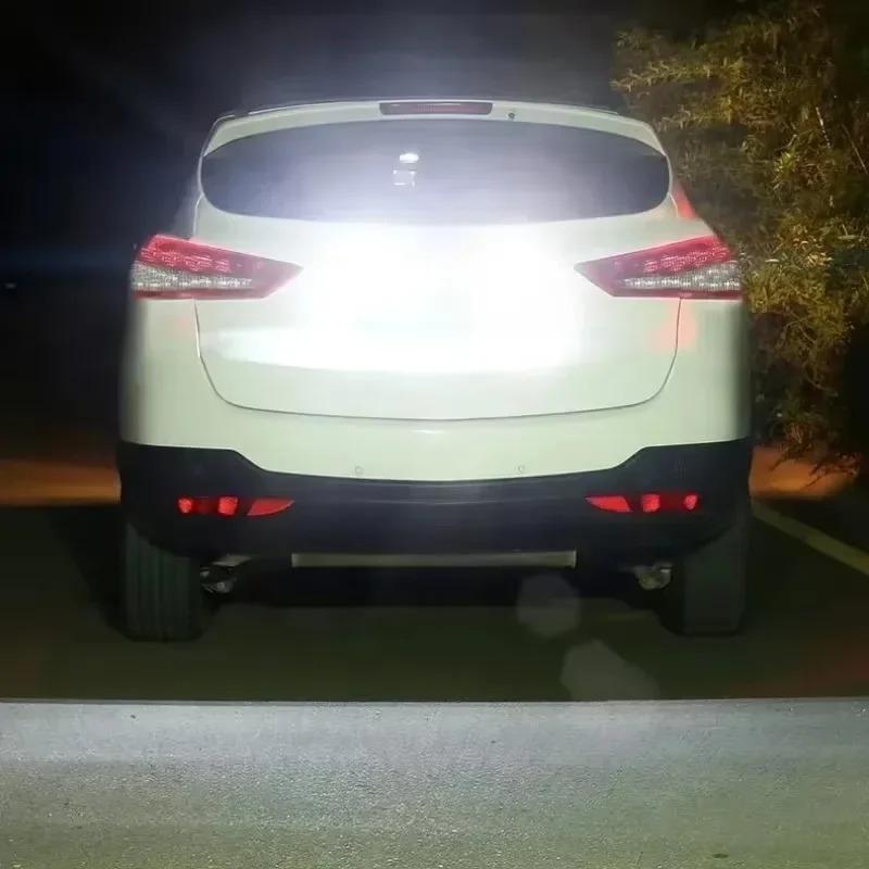 Автомобильный фонарь заднего хода, высокая яркость, мигающая сигнальная лампа заднего хода, универсальная автомобильная лампа заднего хода для мотоцикла, светодиодная лампа для парковки задним ходом