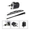 12V Universal-Windscreen Wiper Motor Wiper Blade For Fishing Boat Caravan New