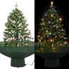 Day and Night - Day and Night Christmas Tree with Snow with Base In Green Umbrella 75 Cm