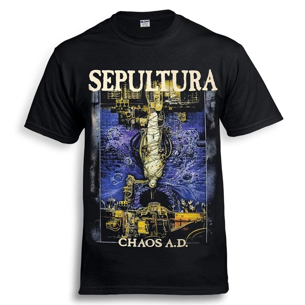 SEPULTURA Chaos A.D. Black T-Shirt soulfly
