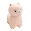Colored Cartoon Glowing Alpaca Plush Toy Kids Doll Birthday Gift Home Decoration