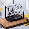 Роскошная подставка для кофейных кружек и чашек для воды, держатель на 6 чашек и тарелок, сушилка для кофейных кружек, подставка для стеклянных чашек для кофейных чашек, столешница