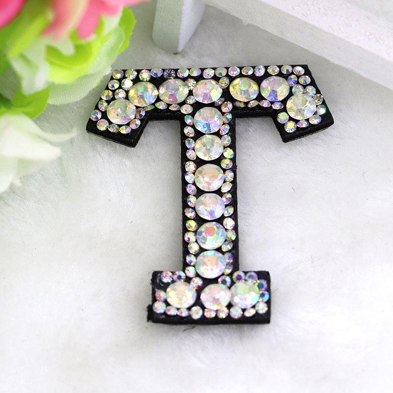 Шарм английский алфавит AZ значок буквы аппликация 3D стразы буквы нашивка горячая распродажа утюг на высокое качество популярный 1 шт для одежды обувь сумка