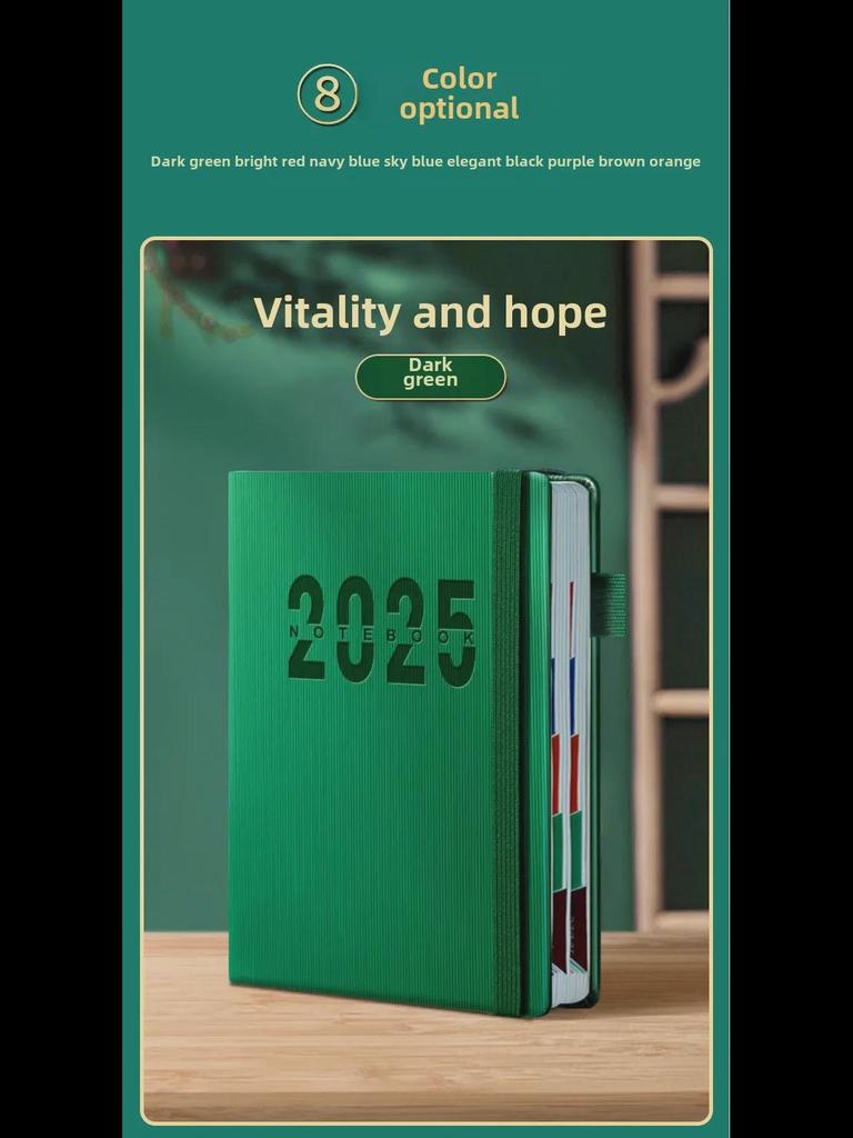 Двуязычный планировщик 2025 года: Англо-испанская тетрадь для годового, ежемесячного и еженедельного планирования