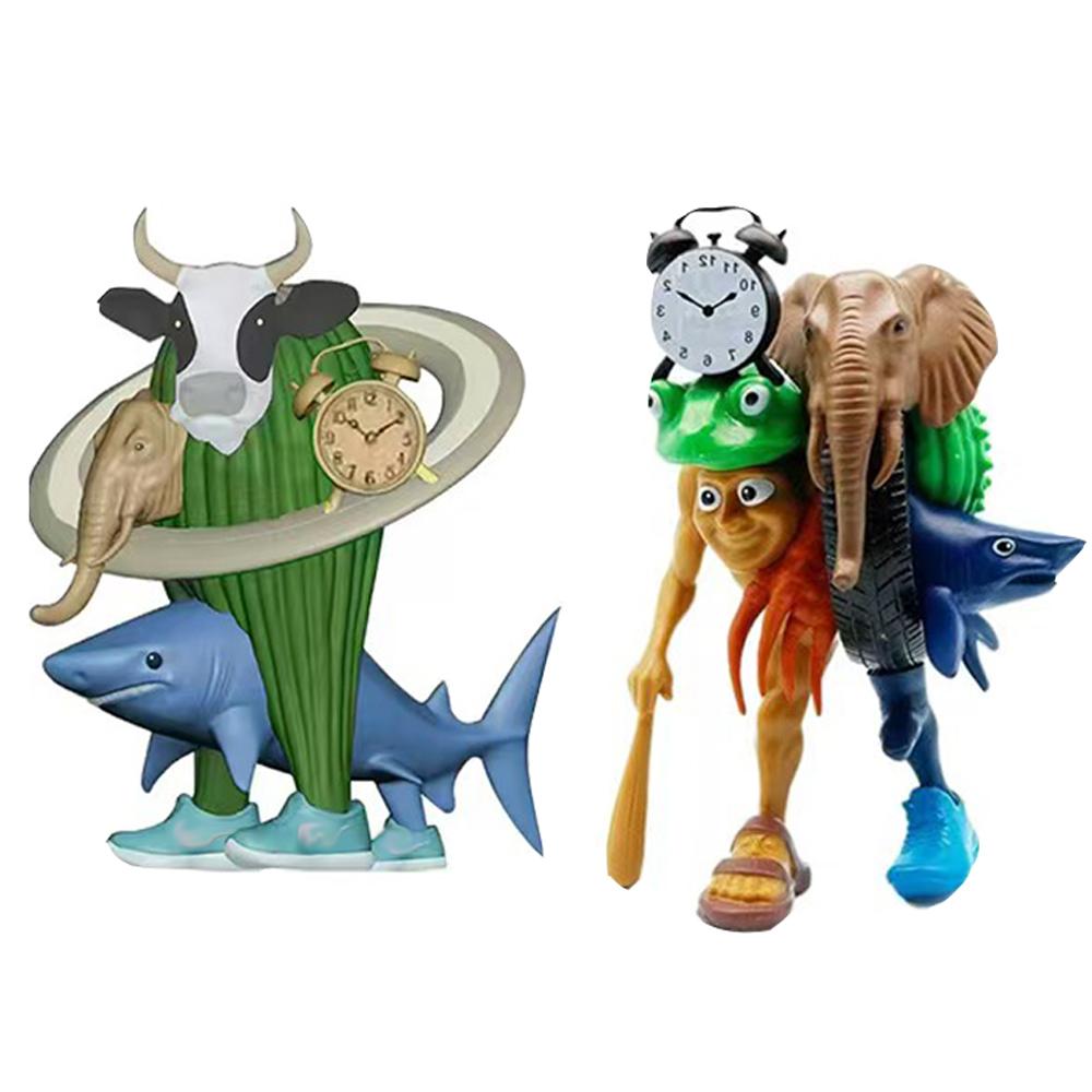 Итальянский Бред Тунг Сахур Фигурка Игрушка Тралалеро Тралала Фигурки Бомбардино Крокодил Шимпанзини Бананини Модель Декор Кукла Подарок