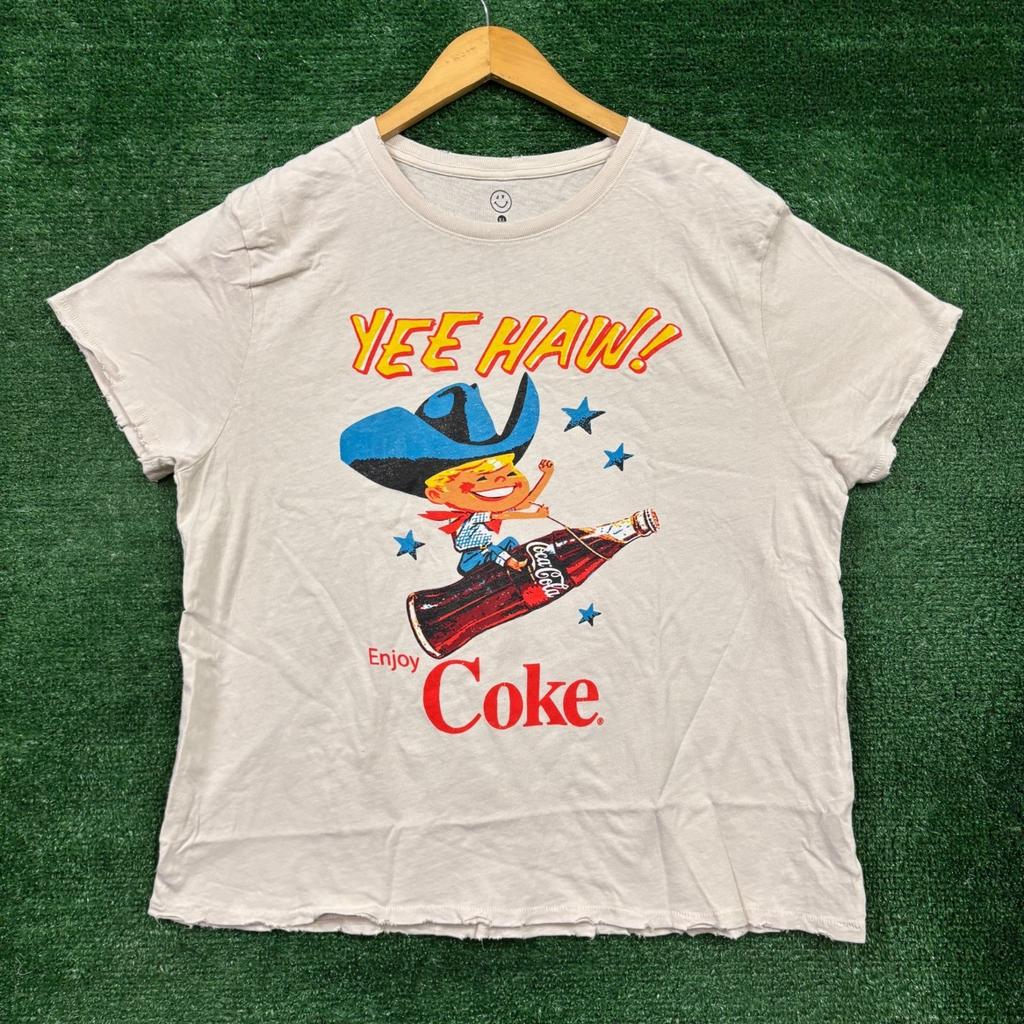 Coca-Cola Наслаждайся Колой Ковбойская Футболка Yee Haw Размер Extra Large