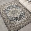 Vintage Living Room Carpet Foldable Machine Washable Interior Partial Carpet Home Decor Soft Non-Slip Bedroom Carpet