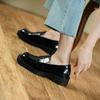 New Fashion  Genuine Leather Women Shoes Casual Slip -On Round Toe Loafers Comfortable Pumps Platform Shoes Heels Shoes Woman
