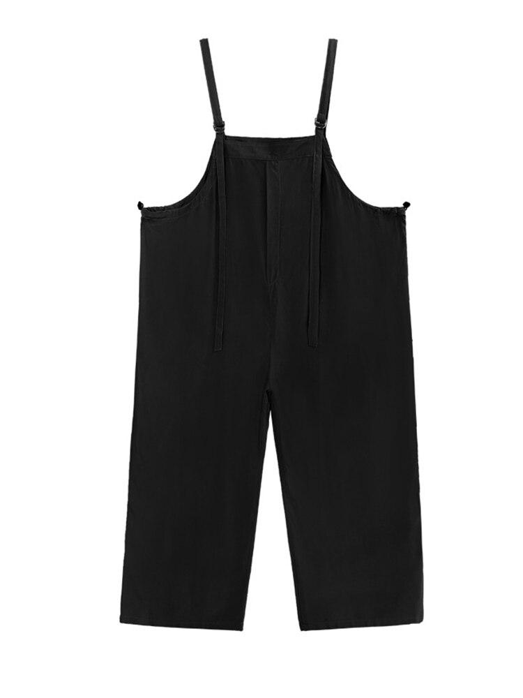 Xitao Loose Fashion Women Jumpsuits Casual Solid Color WMD6268