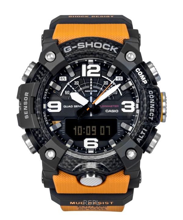Casio G-Shock Master of G-Land Mudmaster Аналогово-цифровые Связь со смартфоном Черный циферблат Кварцевые GG-B100X-1A9 200M Мужские часы