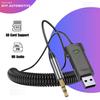 Advanced Bluetooth 5.0 Aux Adapter for Car Stereo - HD Audio, Multipoint, Long Range