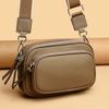 Leather Fashion Casual Bag Women'S Fashion Lychee Pattern Shoulder Crossbody Small Square Bag