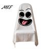 Halloween Ghost Chair Covers 1/4Pcs Covers, Spooky Face Dining Slipcover, White Pattern Decorative Seat for Home Kitchen Hotel Restaurant Party