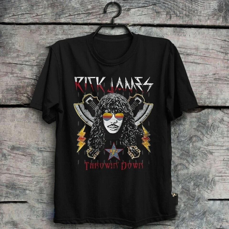 Rick James Unisex black Tshirt Gift For Fans Full Size S5XL Unisex T-Shirt