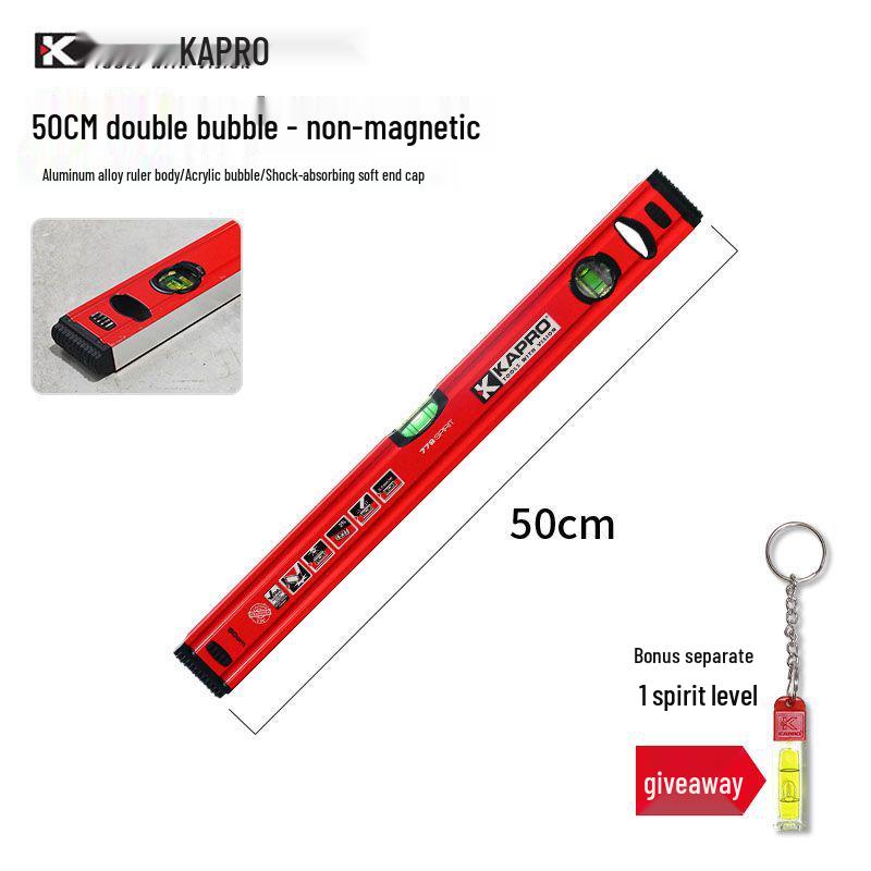 Высокоточный противоударный мини-магнитный алюминиевый спиртовой уровень