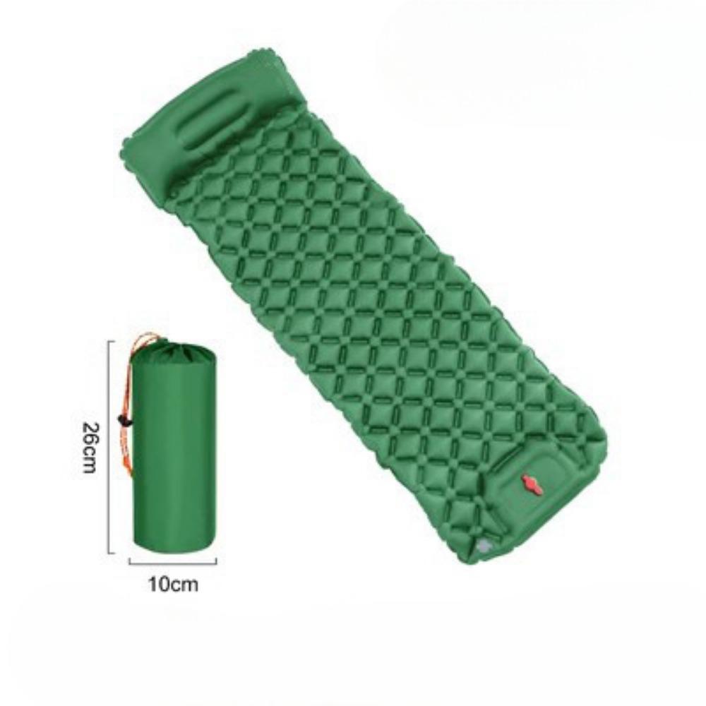 Ультра-легкая надувная подушка для улицы, коврик для сна, автомобильный кемпинг, портативный одноместный коврик для кемпинга, влагостойкий коврик