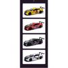 Модель автомобиля BMW M8 GTE Aape&EVA из сплава, масштаб 1/32