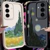 Чехол для телефона Samsung S26 S25 S24 S23 S21 S20 Ultra Картина Ван Гога «Пшеничное поле с кипарисами» Для Galaxy S25 S24 FE S26 Plus Чехол