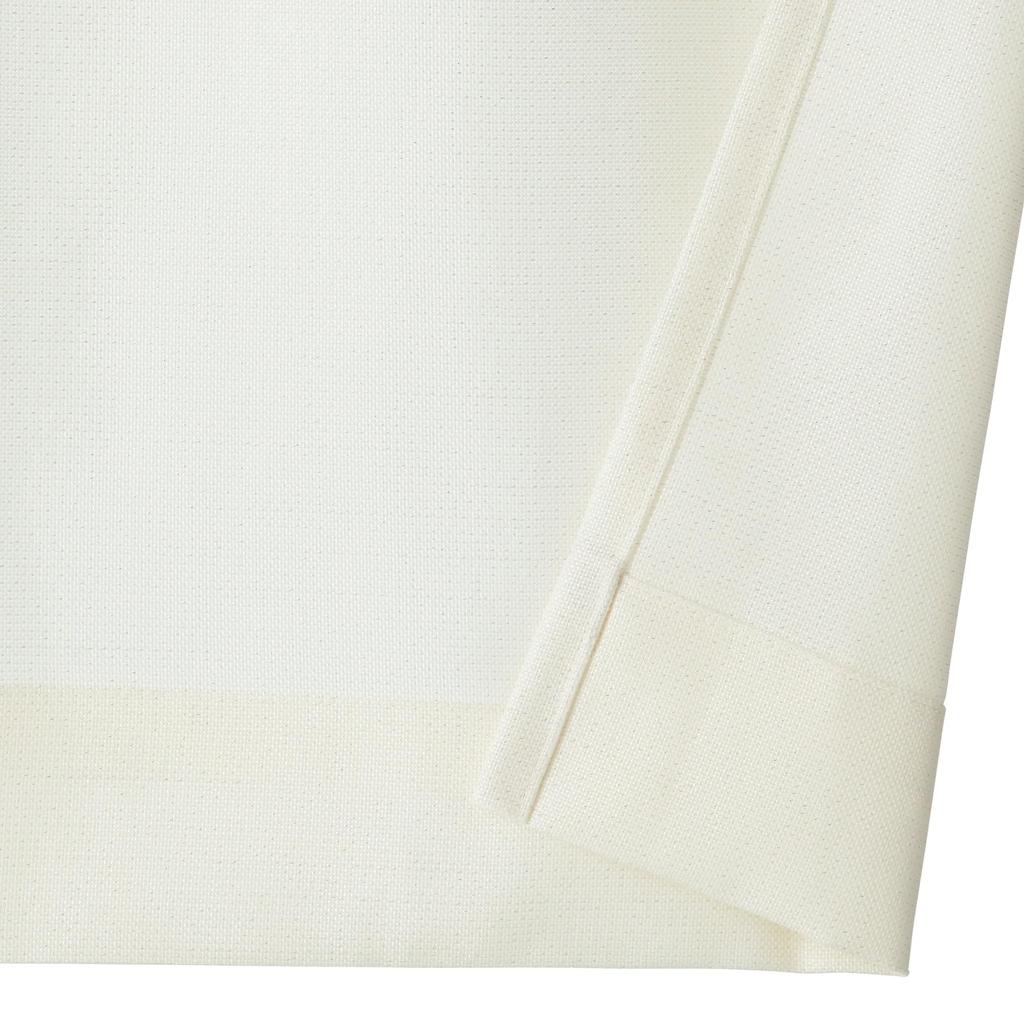 Francfranc Lamé Curtains, H178 x W100cm, Ivory (Drape)