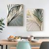 Nordic Green Plant Leaf Poster Decoration Scandinavian Home Decor Canvas Print Wall Art Painting Modern Pictures for Living Room