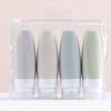 4Pcs/Set Leak-Proof Travel Bottle Set Soft Refillable Lotion Bottle  Sub-bottling Tool