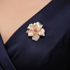 Lapel Pin Flower Brooch Pins Exquisite Suit Jacket Brooch Luxury French Vintage Metal Pins  Banquet