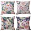 Новая наволочка с растениями и цветами Свежий домашний декор Гостиная Диван Кровать Завтрак Эркер Чехол для подушки
