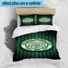 3pcs Celtic Football Club Crest Printed Bedding Set Duvet Cover Closure Includes 1 Duvet Cover & 2 Pillowcases Bedding Sets Home Decor Gifts