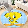 1 шт. Коврик Looney Tunes Птичка Твити, Круглый коврик для офиса, Под офисные стулья, Спальня, Гостиная, Декор для дома a1022308