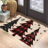 Winter Christmas Doormat Non-Slip Entrance Doormat Home Decor Carpet for Living Room Rugs Bathroom Floor Rug