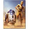 Desperate Enterprises Star Wars A New Hope by Hildebrandt Tin Sign Ностальгический винтажный металлический настенный декоративный постер для домашней коллекции