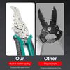 Multi-function Wire Stripper Heavy Duty Alloy Wire Stripping Pliers Crimper Cutter Ergonomic Handle Portable Electricians Cable Cutting Pliers