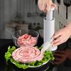 Машина для приготовления сосисок, простая в очистке, простая в эксплуатации, 2-в-1, портативный ручной инструмент для наполнения сосисок фрикадельками, кухонный гаджет