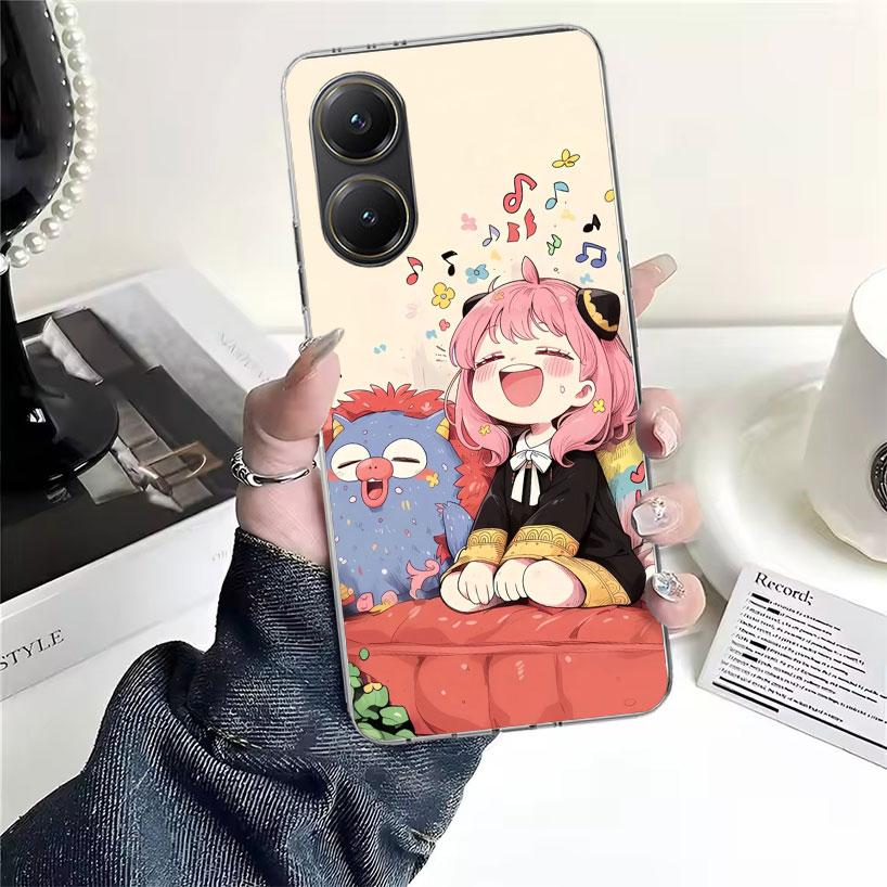 Мягкий чехол для телефона S-Spy Family Аня для Xiaomi Redmi 15C 15 13C 13 Poco X5 X6 X7 F7 Ultra M7 12C 12 10 10C 9C 9A 9T 9 Fundas Poco