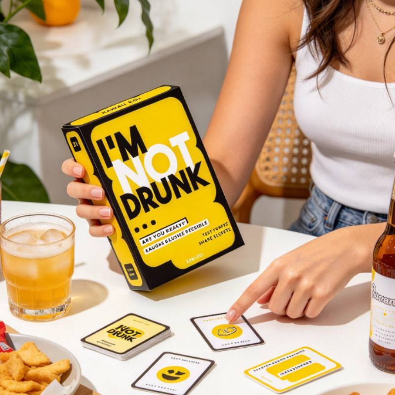 Im Not Drunk Card Game For Party Entertainment And Brain Training For Adults And Teens