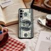 КРУТОЙ M-Money 100 долларов Чехол для телефона Samsung S 25,24,23,22,30,21,10,9,Ultra,Plus,Lite,FE,4,5 G Мягкий Черный Чехол