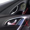 ABS углеродное волокно для Renault Kadjar, дверная чаша, ручка, накладка, Стайлинг автомобиля, аксессуары для украшения интерьера 2016 17 18