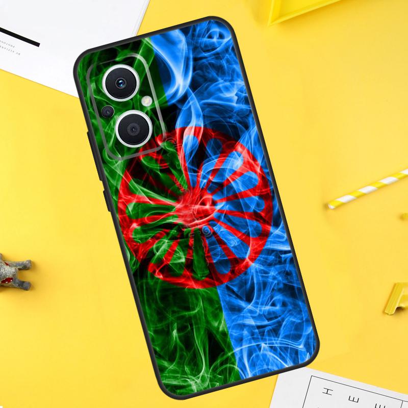 Флаг цыган Рома для OPPO Reno 2Z 4Z 5Z 8T 4 5 6 7 8 Lite 10 Pro OPPO Find X5 X6 Pro X2 Lite X3 Neo Чехол