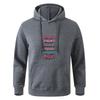 Printed Teens Autumn Long Sleeve Gray Black Hooded Sweatshirt Sportswear Hoodie