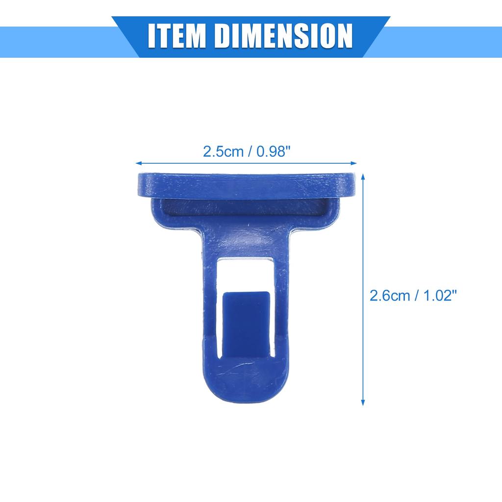 Зажим для бампера VekAuto Зажим для крепления крыла бампера Фиксатор заклепок Совместимо с Toyota Совместимо с Avalon Совместимо с 2013-2021 Нейлон Синий