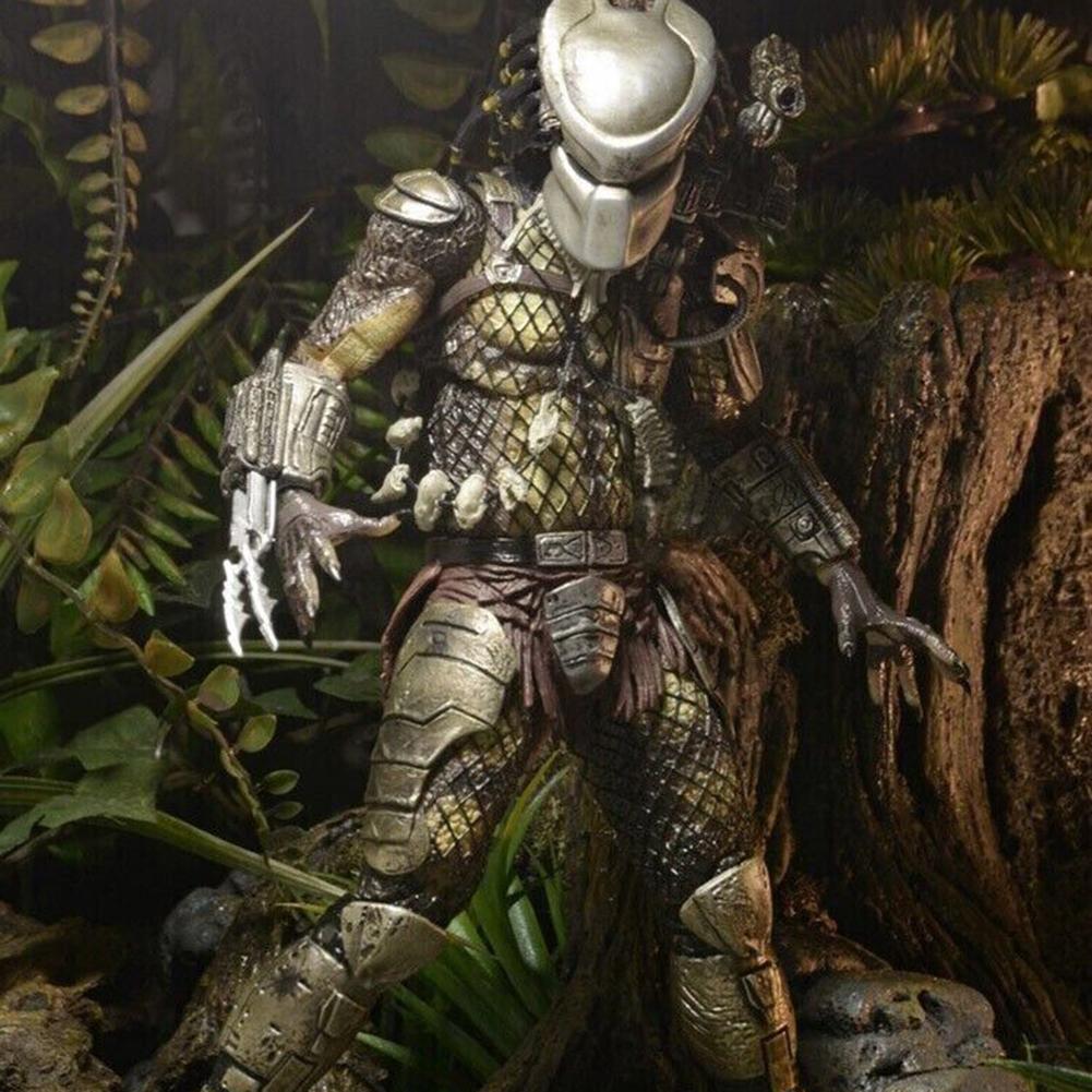 NECA Фигурка Хищника Ultimate Шаман Старейшина В Броне Затерянный Воин Охотник из Джунглей Хищник с Змеиным Зрением Фигурка Чужого Модель Игрушка Подарки