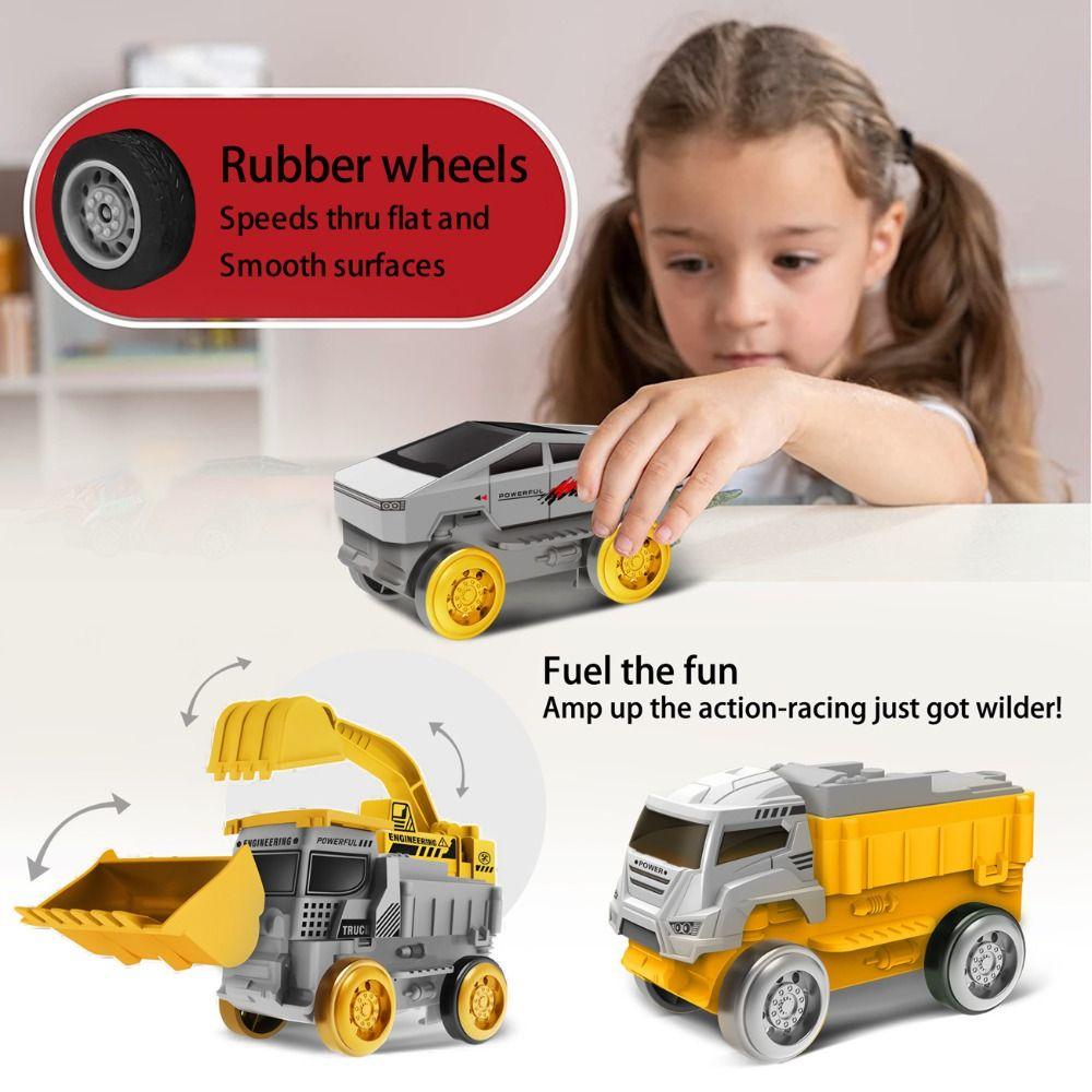 Puzzle Toys Electric Track Toy Climbing Track Kids Car Engineering Birthday Gift