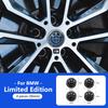 1/4/7pcs 81/72/46/56/68/mm Car Front Rear Logo Wheel Hub Center Cover Steering Wheel Center Stickers For BMW X1 X3 X5 X6 E46 E90 FY0