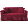 Seersucker Fabric Sofa Cover All Inclusive Lace Thickened Non Slip Dustproof Sofa Cover for Four Seasons